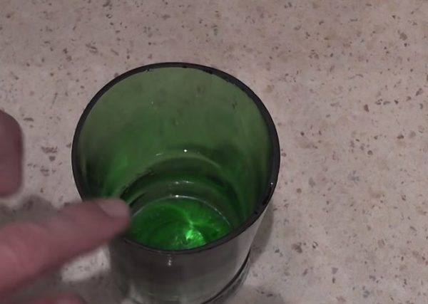 Получился ровный край