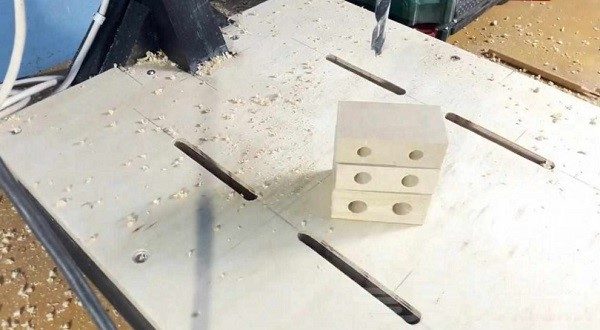 Как должны выглядеть деревянные заготовки с отверстиями